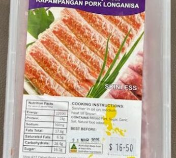 PORK LONGANISA
