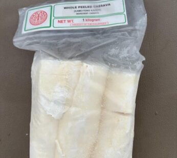 WHOLE PEELED CASSAVA FROZEN