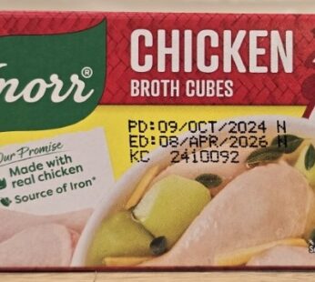 KNORR CHICKEN BROTH CUBES 60g