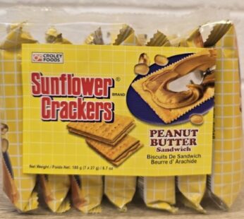 Sunflower Crackers Peanut Butter Sandwich