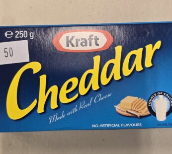 KRAFT CHEDDAR CHEESE 250G