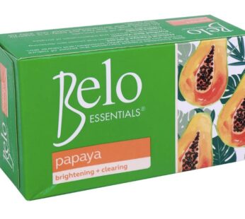 BELO ESSENTIAL PAPAYA BRIGHTENING BAR SOAP GREEN