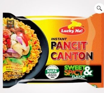 Lucky Me Instant Pancit Canton Sweet & Spicy Flavour
