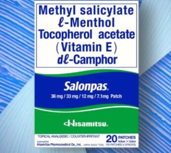 SALONPAS Methyl Salicylate  L-Menthol Tocopherol Acetate Dl-Camphor